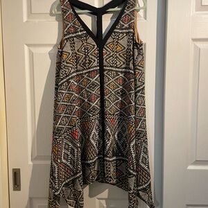 BCBGMaxAzria Black and Tan Top